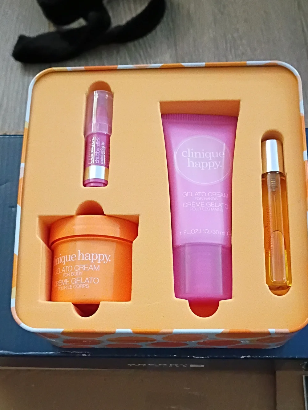 Clinique Pink & Orange Gelato Cream and Lip Balm Gift Set